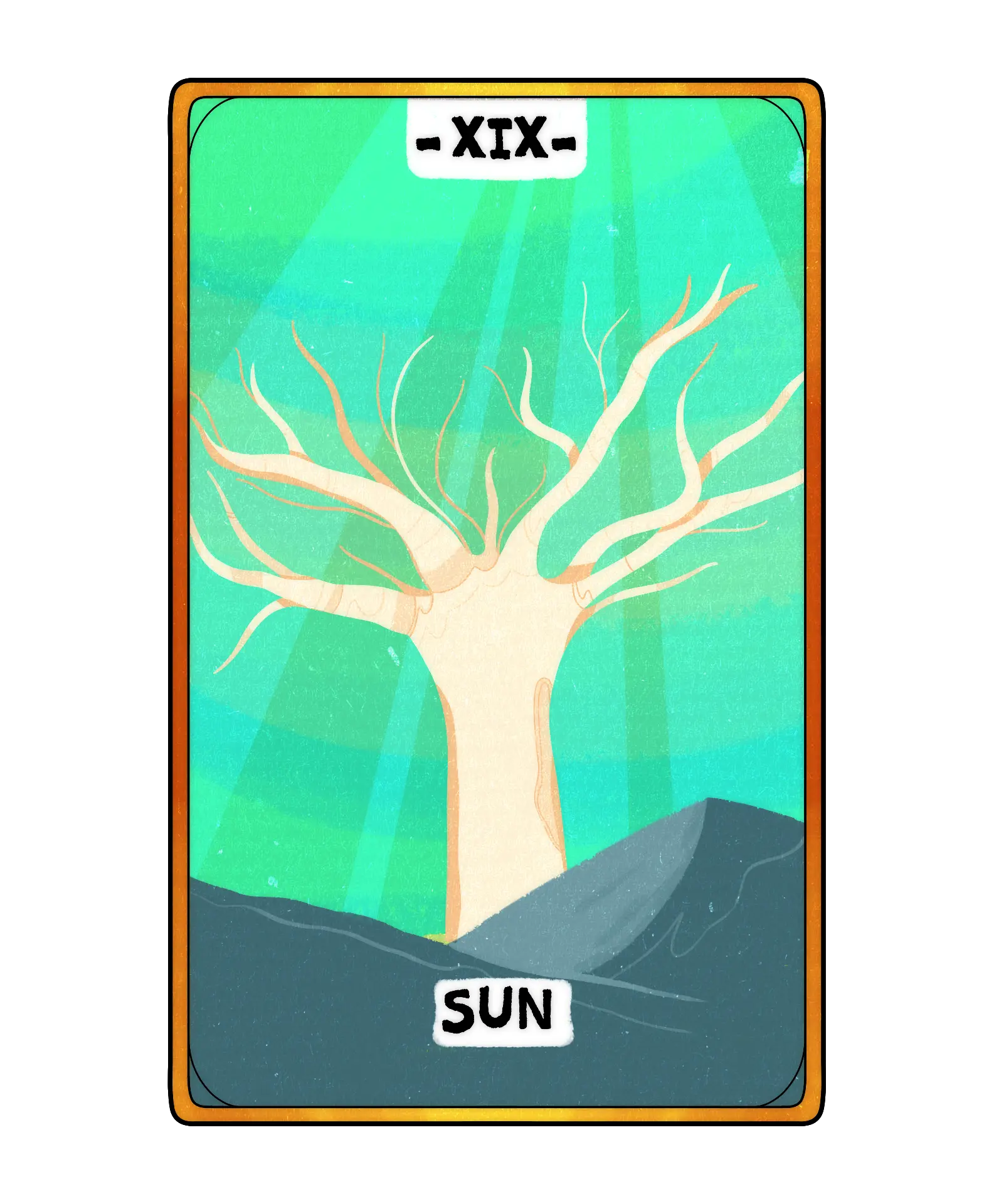 XIX - Sun shirt design